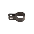 Chain Link 1 5/8" Black Beveled Brace Band - (Galvanized Steel)