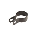 Chain Link 1 5/8" Black Beveled Brace Band - (Galvanized Steel)