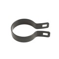 Chain Link 2 1/2" [2 3/8" OD] Beveled Black Brace Band [12 Gauge] - Rail End Band (Galvanized Steel)