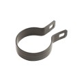 Chain Link 2 1/2" [2 3/8" OD] Beveled Black Brace Band [12 Gauge] - Rail End Band (Galvanized Steel)