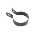 Chain Link 2 1/2" [2 3/8" OD] Beveled Black Brace Band [12 Gauge] - Rail End Band (Galvanized Steel)