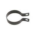 Chain Link 3" Beveled Black Brace Band [12 Gauge] - Rail End Band (Galvanized Steel)