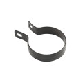 Chain Link 3" Beveled Black Brace Band [12 Gauge] - Rail End Band (Galvanized Steel)