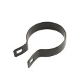 Chain Link 3" Beveled Black Brace Band [12 Gauge] - Rail End Band (Galvanized Steel)