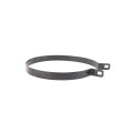 Chain Link 8 5/8" Beveled Black Brace Band [12 Gauge] - Rail End Band (Galvanized Steel)