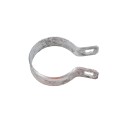 Chain Link 2 1/2" [2 3/8" OD] Beveled Brace Band [12 Gauge] - Rail End Band (Galvanized Steel)