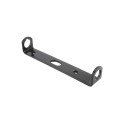 Chain Link 36" Drop Rod Assembly Kit - Heavy Duty Gate and Dumpster Drop Rod Bar (Black Galvanized Steel)