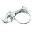 Chain Link 6 5/8" Bulldog Industrial Gate Hinge (2 1/2" Gate Frame) - Butt Hinge (Pressed Steel) (Hinge)