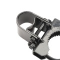 Chain Link 2 1/2" [2 3/8" OD] Black Bulldog Industrial Gate Hinge - Butt Hinge (Pressed Steel) (Hinge)