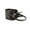 Chain Link 2 1/2" [2 3/8" OD] Black Bulldog Industrial Gate Hinge - Butt Hinge (Pressed Steel) (Hinge)