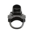 Chain Link 2 1/2" [2 3/8" OD] Black Bulldog Industrial Gate Hinge - Butt Hinge (Pressed Steel) (Hinge)