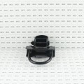 Chain Link 2 1/2" [2 3/8" OD] Black Bulldog Industrial Gate Hinge - Butt Hinge (Pressed Steel) (Hinge)