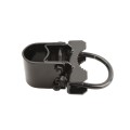 Chain Link 2 1/2" [2 3/8" OD] Black Bulldog Industrial Gate Hinge - Butt Hinge (Pressed Steel) (Hinge)