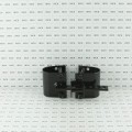 Heavy Duty Protector Industrial Pad Lockable Double Drive Gate Latch for 2" Gate Frames (Powder Coated Black)