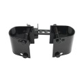 Heavy Duty Protector Industrial Pad Lockable Double Drive Gate Latch for 2" Gate Frames (Powder Coated Black)