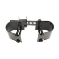 Heavy Duty Protector Industrial Pad Lockable Double Drive Gate Latch for 2" Gate Frames (Powder Coated Black)