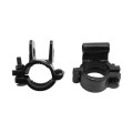 Chain Link Black Industrial Drop Rod & Latch Kit For 1 5/8" - 2" Round Gate Frames (Hot Dip Galvanized Malleable Steel) 