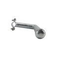 Cantilever Slide Gate Barbed Wire Arm Bolt-On Offset for 1 5/8" to 1 7/8" Uprights) Chain Link Fence Barb Arm
