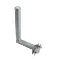 Cantilever Slide Gate Barbed Wire Arm Bolt-On Offset for 1 5/8" to 1 7/8" Uprights) Chain Link Fence Barb Arm