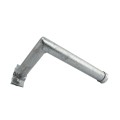 Cantilever Slide Gate Barbed Wire Arm Bolt-On Offset for 1 5/8" to 1 7/8" Uprights) Chain Link Fence Barb Arm