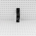 Wood to Steel Pipe Grip Tie 2 3/8" Round Post to Wood Fence Bracket - Powder Coated Black