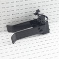 2 1/2" (2 3/8" OD) Strong Arm Gate Latch For Walk Gates Fits 2 1/2" Post and 1 5/8" or 2" Gate Frame Black