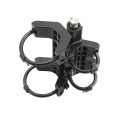 Chain Link Black Self-Closing Spring Universal Gate Hinge (1 3/8" / 1 5/8" / 1 7/8" Gate Frame) (2 3/8" / 2 7/8" Post)