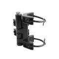Chain Link Black Self-Closing Spring Universal Gate Hinge (1 3/8" / 1 5/8" / 1 7/8" Gate Frame) (2 3/8" / 2 7/8" Post)