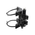 Chain Link Black Self-Closing Spring Universal Gate Hinge (1 3/8" / 1 5/8" / 1 7/8" Gate Frame) (4" Post) (Hinge)