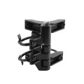 Chain Link Black Self-Closing Spring Universal Gate Hinge (1 3/8" / 1 5/8" / 1 7/8" Gate Frame) (4" Post) (Hinge)