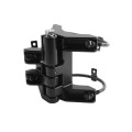 Chain Link Black Self-Closing Spring Universal Gate Hinge (1 3/8" / 1 5/8" / 1 7/8" Gate Frame) (4" Post) (Hinge)