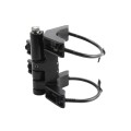 Chain Link Black Self-Closing Spring Universal Gate Hinge (1 3/8" / 1 5/8" / 1 7/8" Gate Frame) (4" Post) (Hinge)