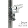 Chain Link Line Track Bracket Band Type - Safety Bracket (Galvanized Steel) (Brace-Tension Band)