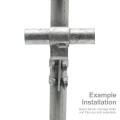 Chain Link Line Track Bracket Band Type - Safety Bracket (Galvanized Steel) (Brace-Tension Band)