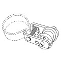 Heavy Duty Barbed Wire Fence Universal Rachet Tightener 