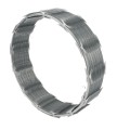 Chain Link 50' Razor Ribbon w/ 12" Wide Coil Spacing - Barbed Security Tape (GA/GA)