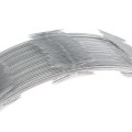 Chain Link 50' Razor Ribbon w/ 12" Wide Coil Spacing - Barbed Security Tape (GA/GA)