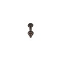 Chain Link 1/4" x 1 3/4" Carriage Bolt & Nut (Dacrotized & Black)
