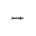 Chain Link 1/4" x 1 3/4" Carriage Bolt & Nut (Dacrotized & Black)