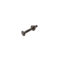 Chain Link 1/4" x 1 3/4" Carriage Bolt & Nut (Dacrotized & Black)