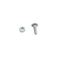 Chain Link 1/4" x 3/4" Carriage Bolt & Nut (Hot Dip Galvanized Steel)