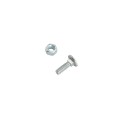 Chain Link 1/4" x 3/4" Carriage Bolt & Nut (Hot Dip Galvanized Steel)