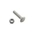 Chain Link 3/8" x 1 3/4" Carriage Bolts & Nuts (Hot Dip Galvanized Steel)