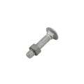 Chain Link 3/8" x 1 3/4" Carriage Bolts & Nuts (Hot Dip Galvanized Steel)