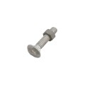 Chain Link 3/8" x 1 3/4" Carriage Bolts & Nuts (Hot Dip Galvanized Steel)