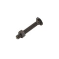 Chain Link 3/8" x 2 1/2" Carriage Bolt & Nut (HDG & Powder Coated Black)