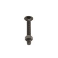 Chain Link 3/8" x 2 1/2" Carriage Bolt & Nut (HDG & Powder Coated Black)