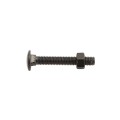 Chain Link 3/8" x 2 1/2" Carriage Bolt & Nut (HDG & Powder Coated Black)