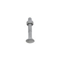Chain Link 3/8" x 2 1/2" Carriage Bolt & Nut (Hot Dip Galvanized Steel)