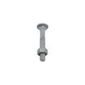 Chain Link 3/8" x 2 1/2" Carriage Bolt & Nut (Hot Dip Galvanized Steel)